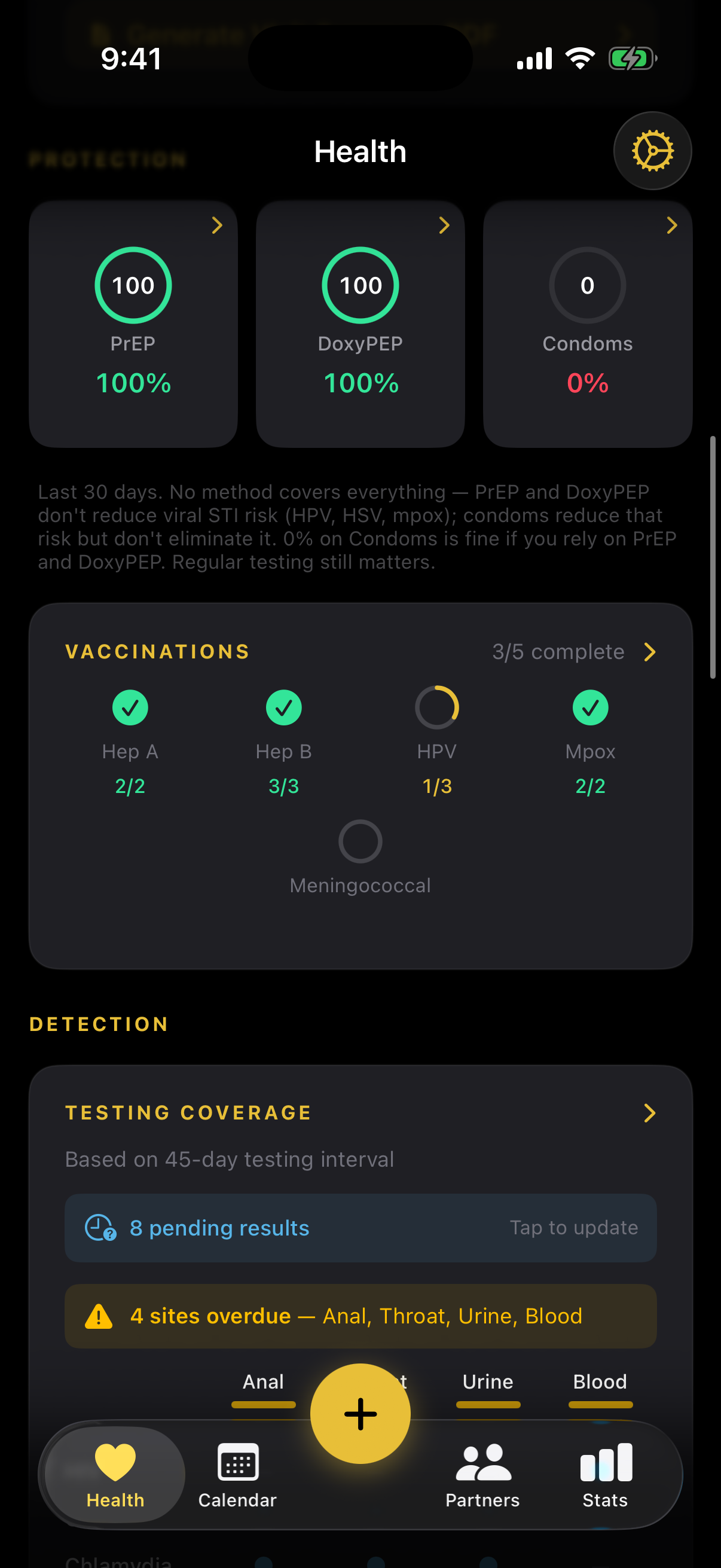 XtrkR Health Dashboard