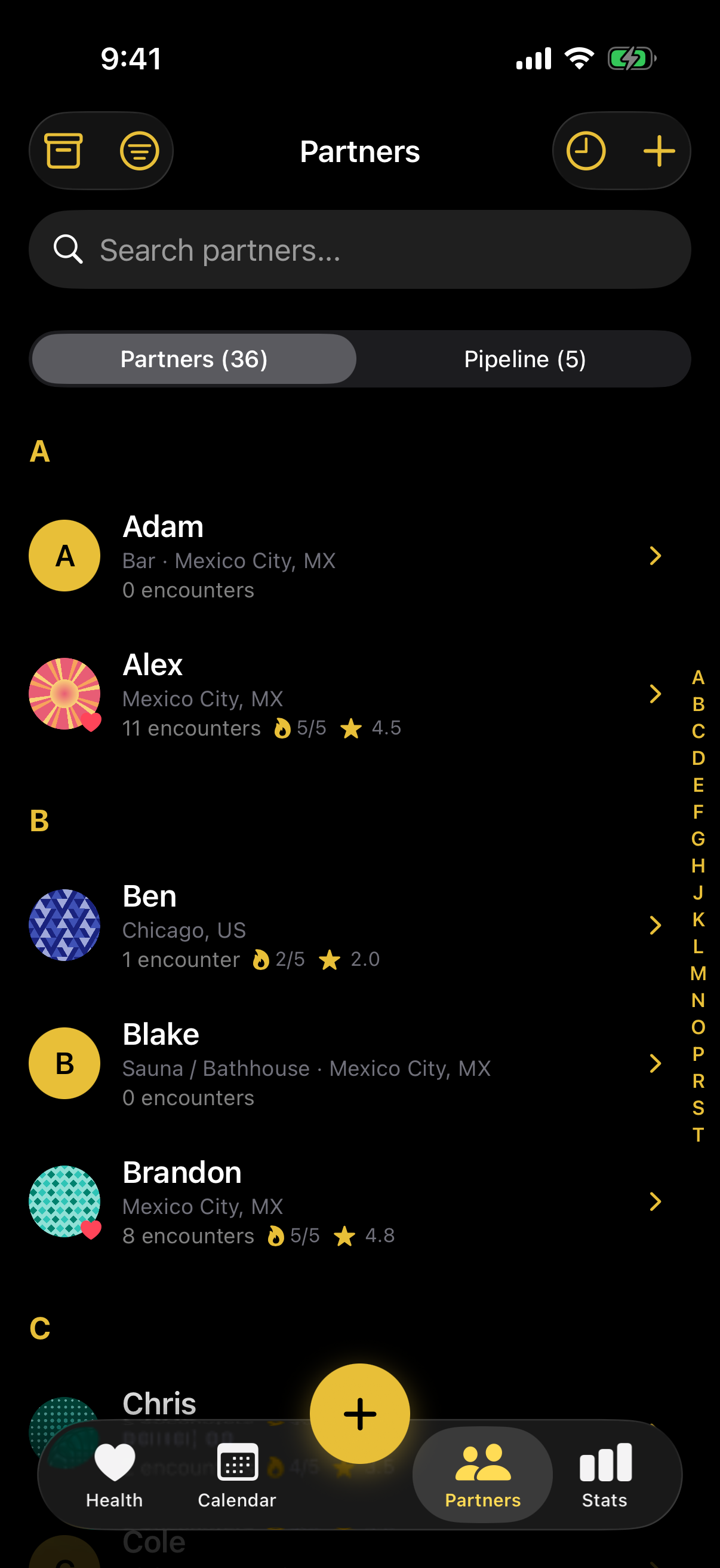 Partners list