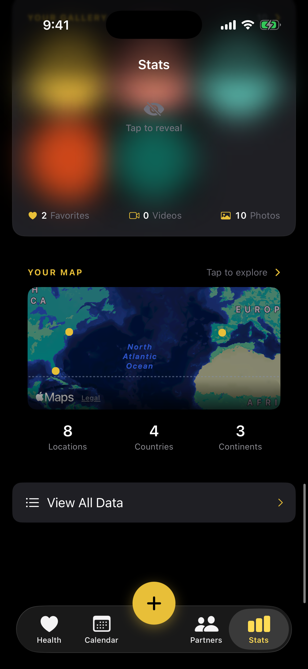 Map and activity patterns