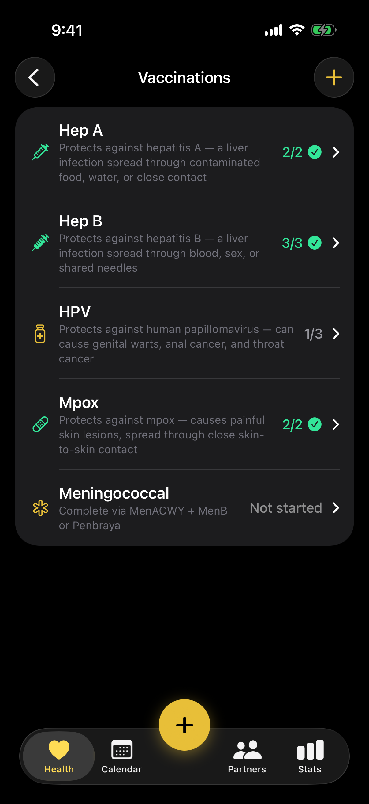 Vaccination tracking